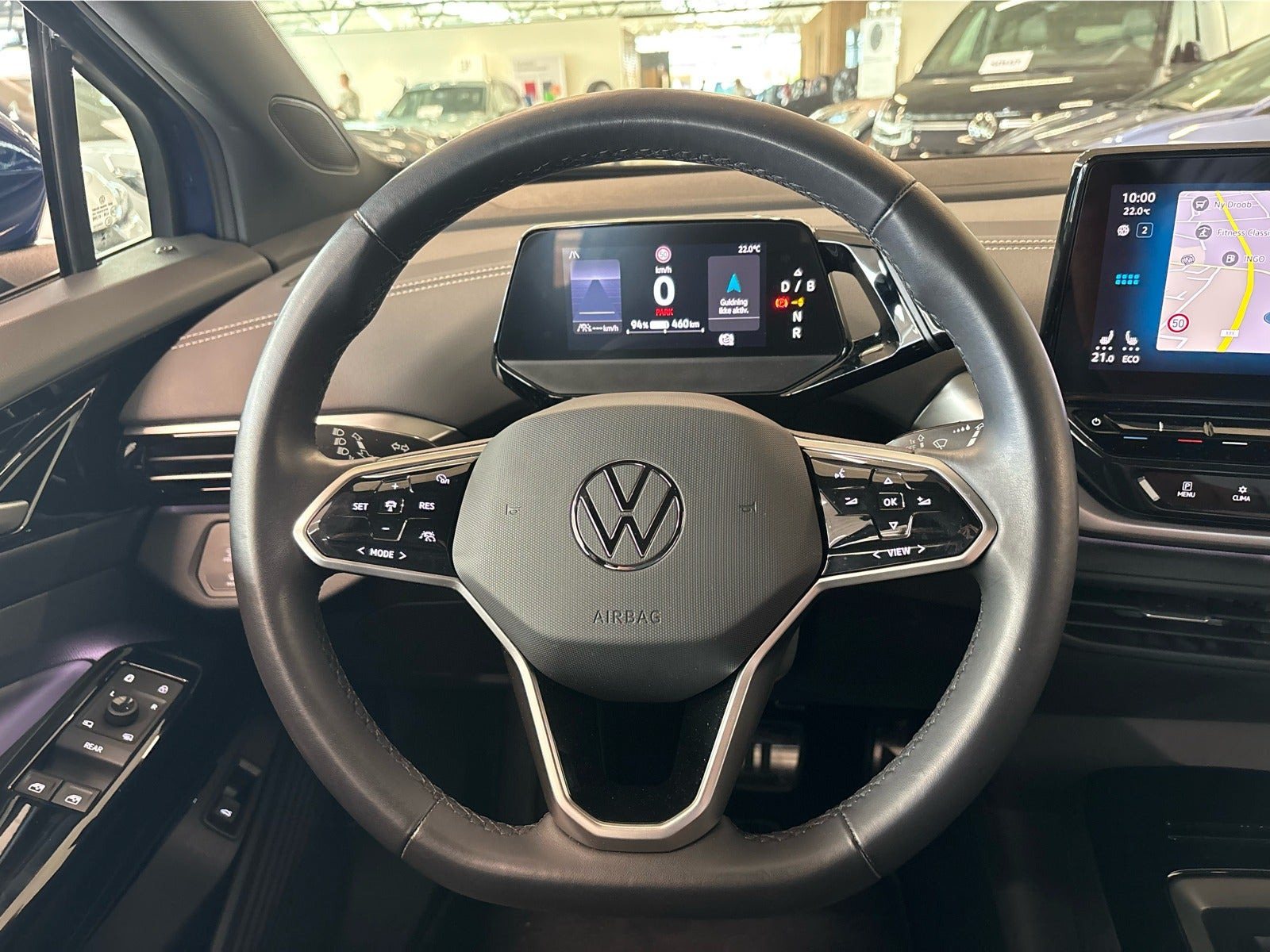 Blå VW ID.4 fra 2023