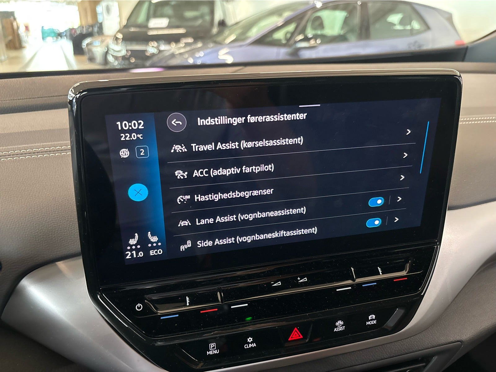 Blå VW ID.4 fra 2023