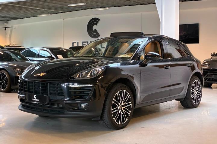Sort Porsche Macan S fra 2015