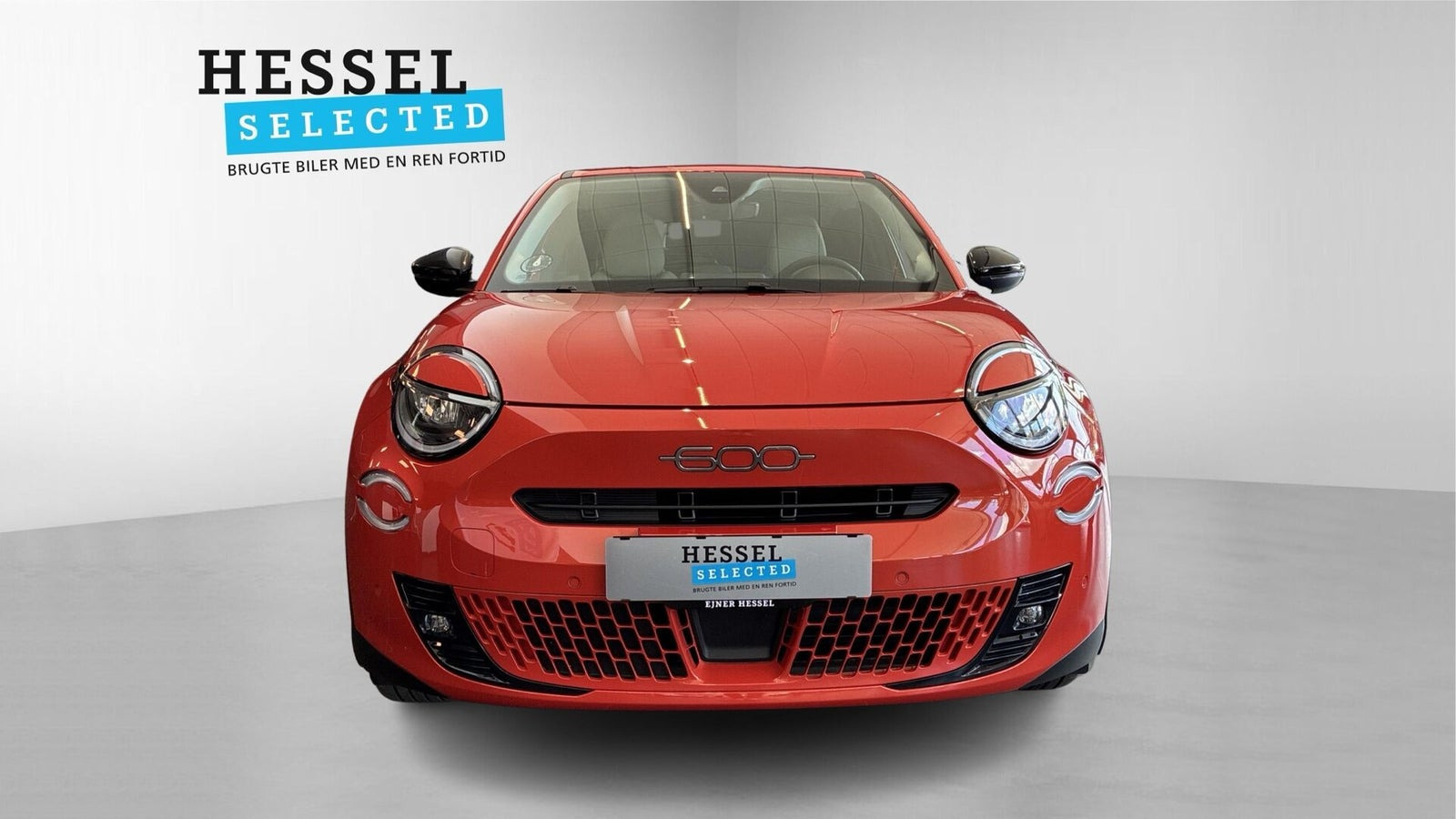 Orange Fiat 600e fra 2025