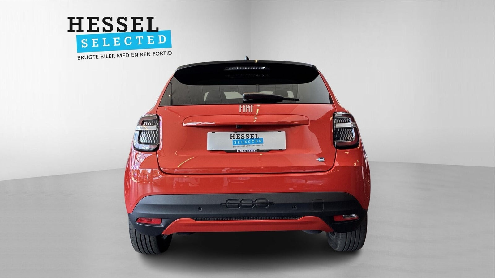 Orange Fiat 600e fra 2025