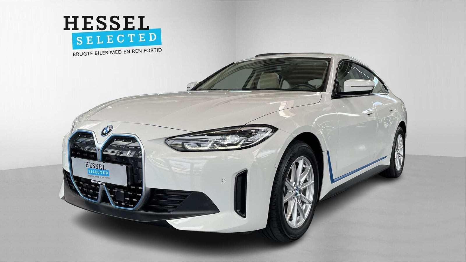 Hvid BMW i4 fra 2023