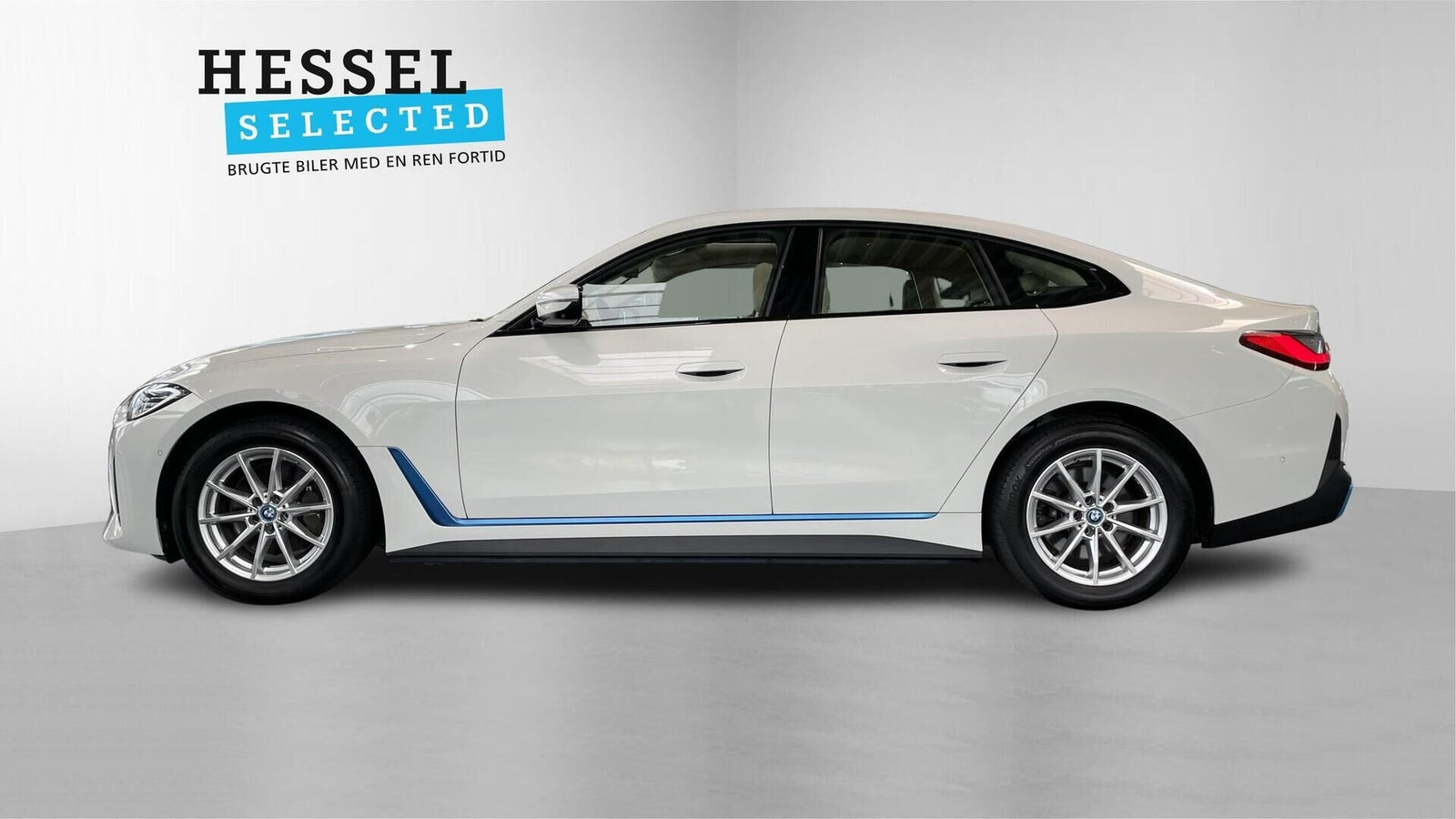 Hvid BMW i4 fra 2023