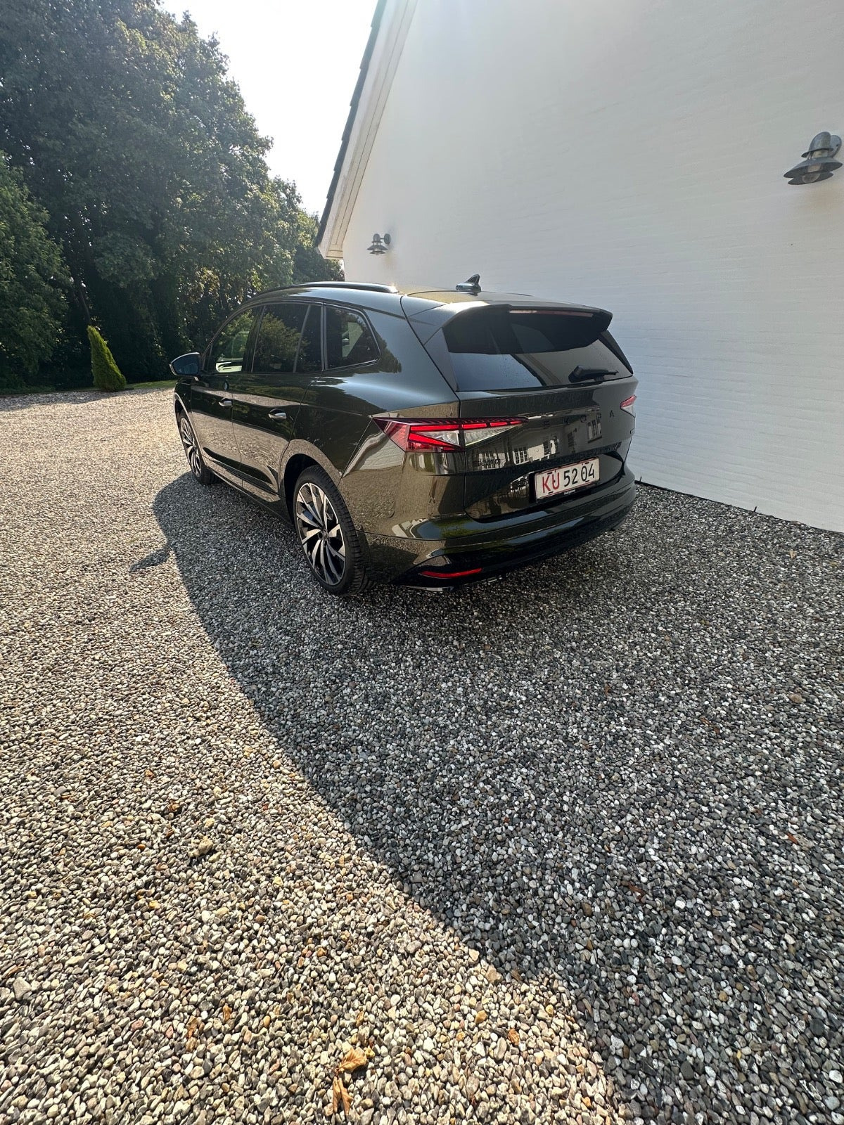 Grøn Skoda Enyaq fra 2026