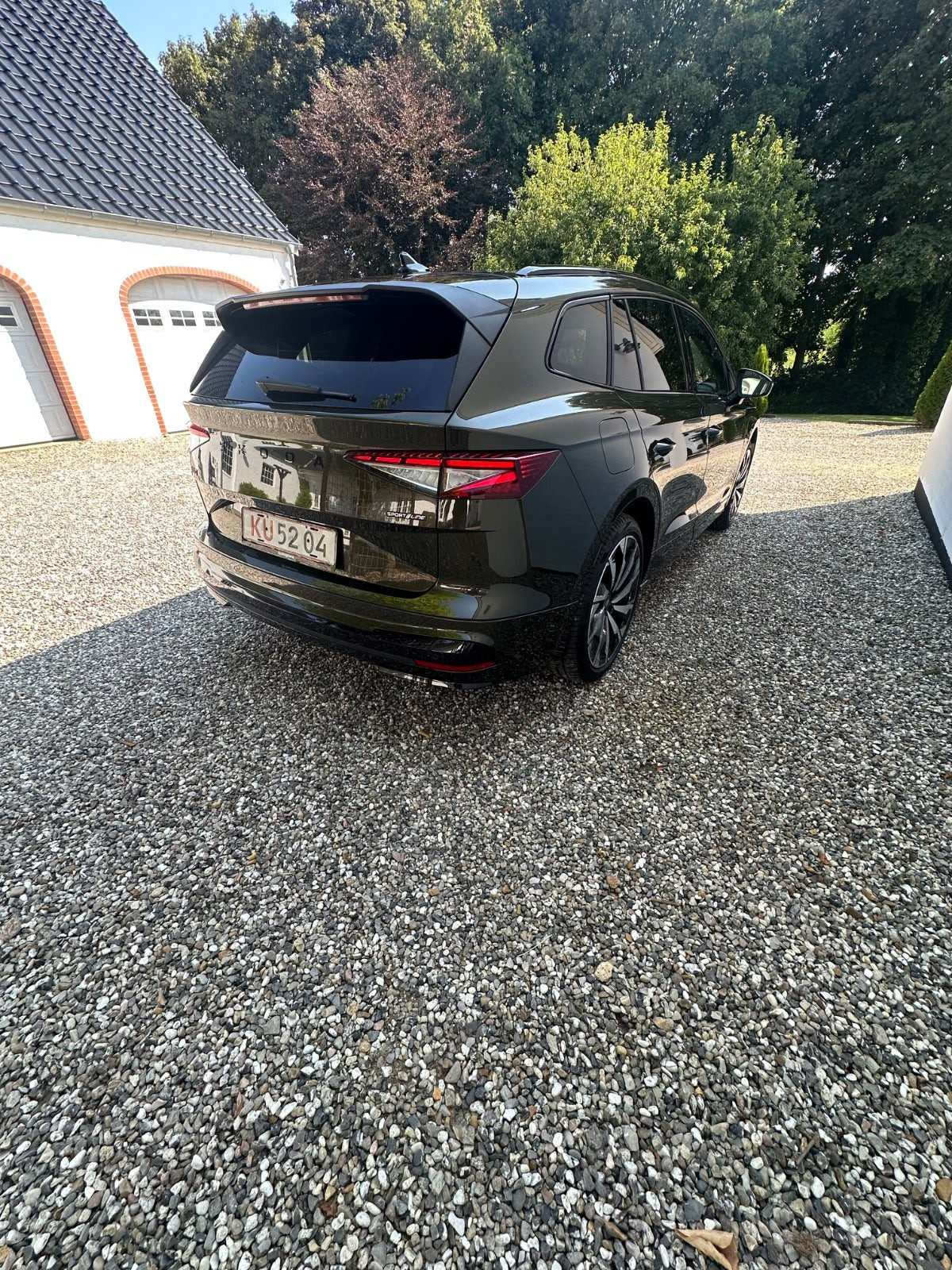 Grøn Skoda Enyaq fra 2026