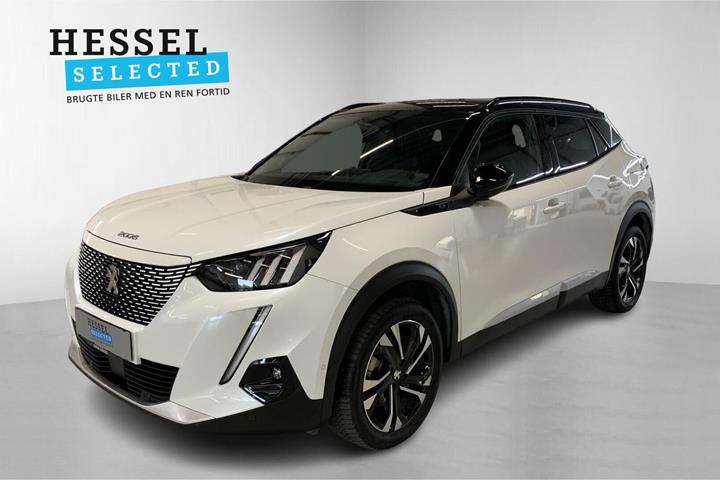 Hvid Peugeot e-2008 fra 2022