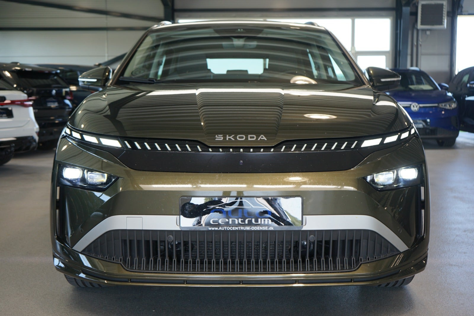 Grøn Skoda Enyaq fra 2026