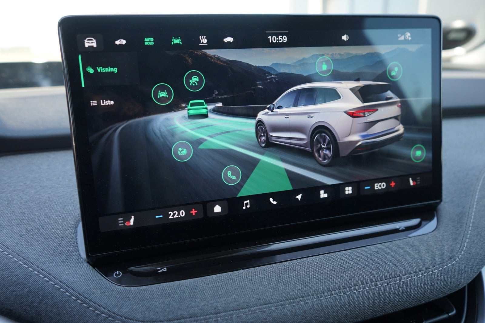 Grøn Skoda Enyaq fra 2026