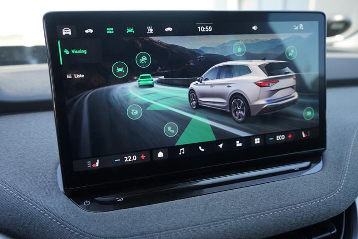 Grøn Skoda Enyaq fra 2026