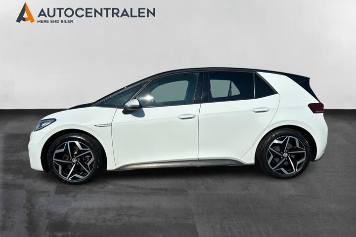 Hvid VW ID.3 fra 2021