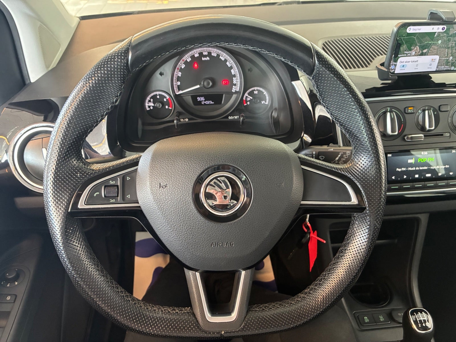 Sølv Skoda Citigo fra 2018