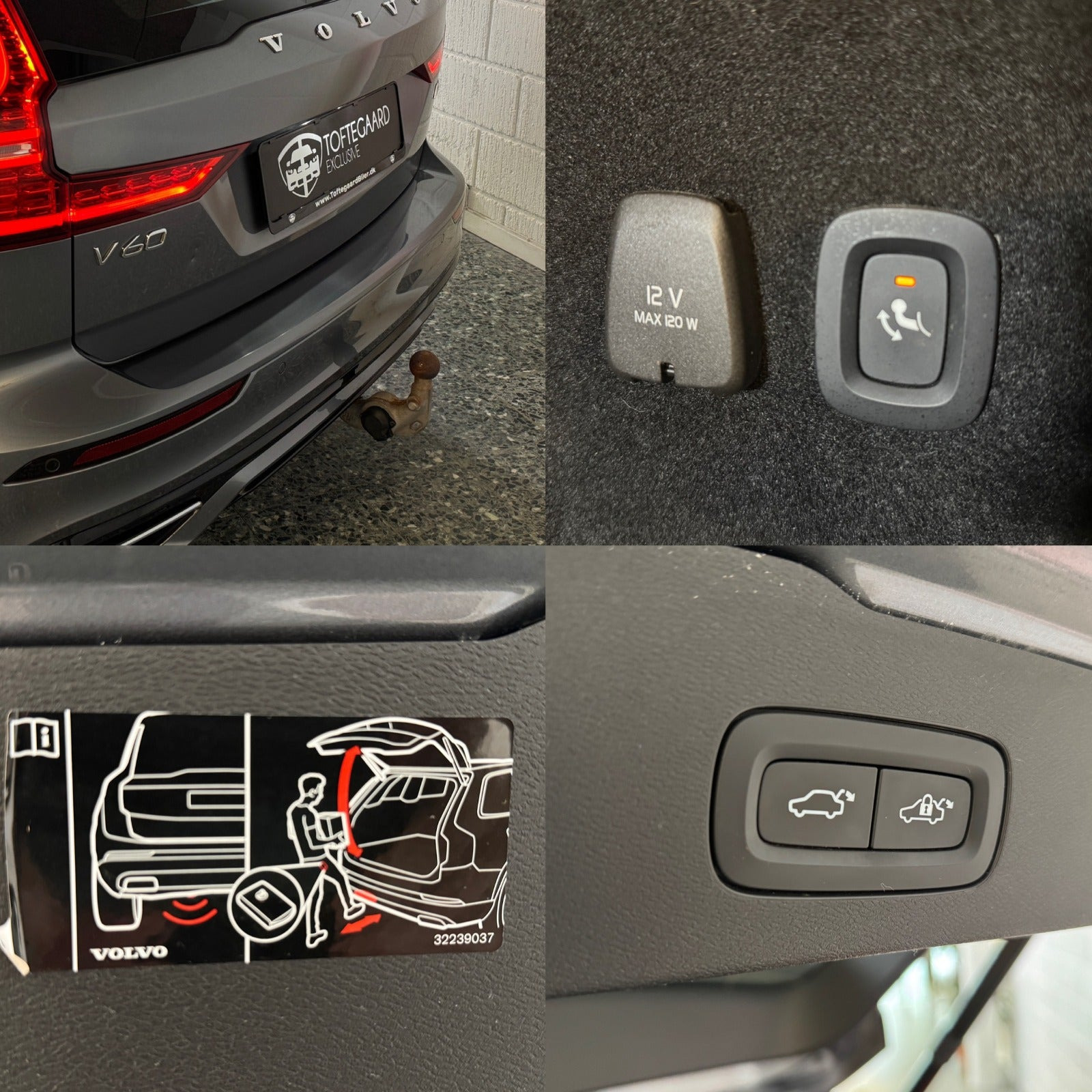 Grå Volvo V60 fra 2021