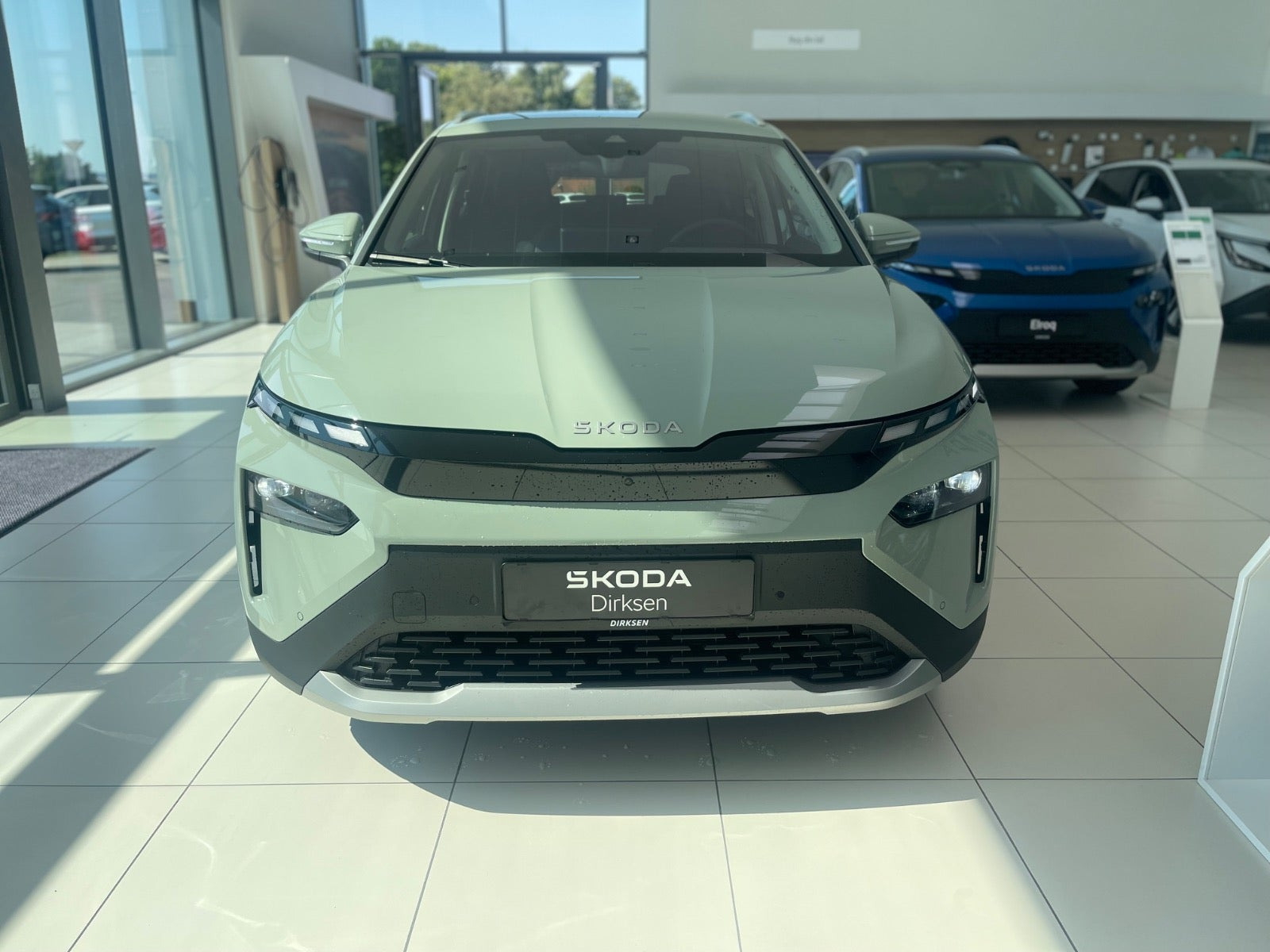 Grøn Skoda Elroq fra 2026