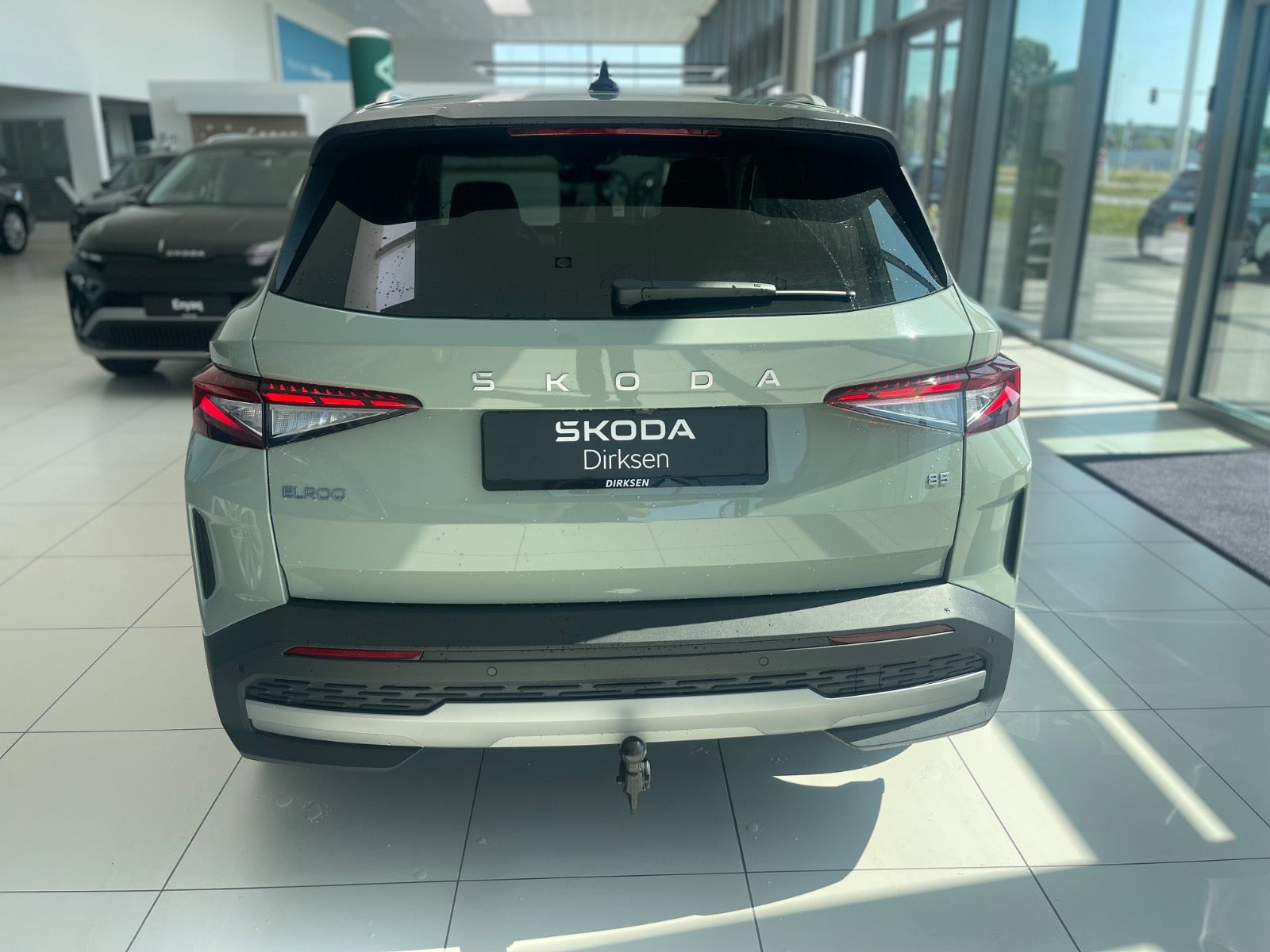 Grøn Skoda Elroq fra 2026