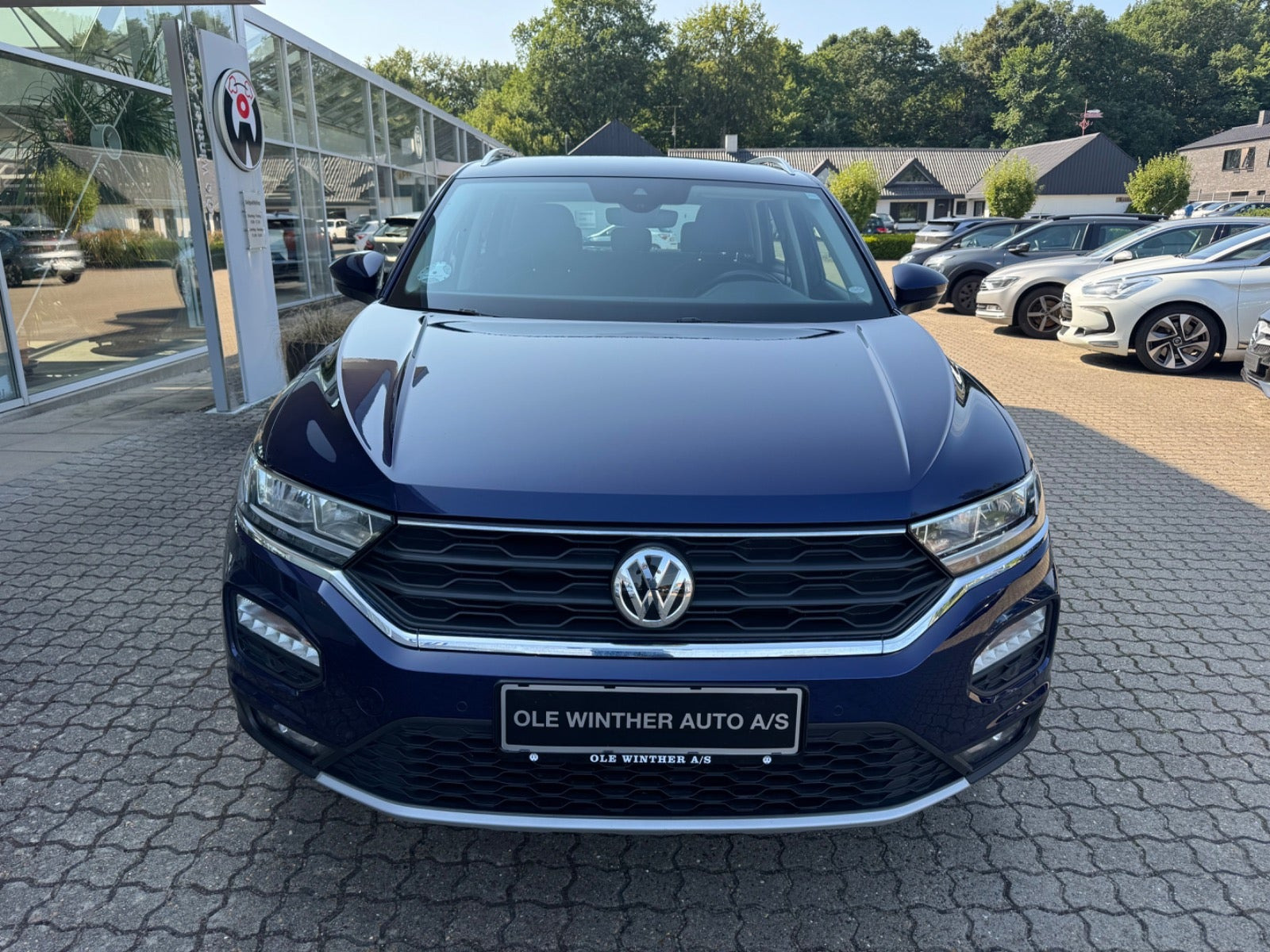 Blå VW T-Roc fra 2018