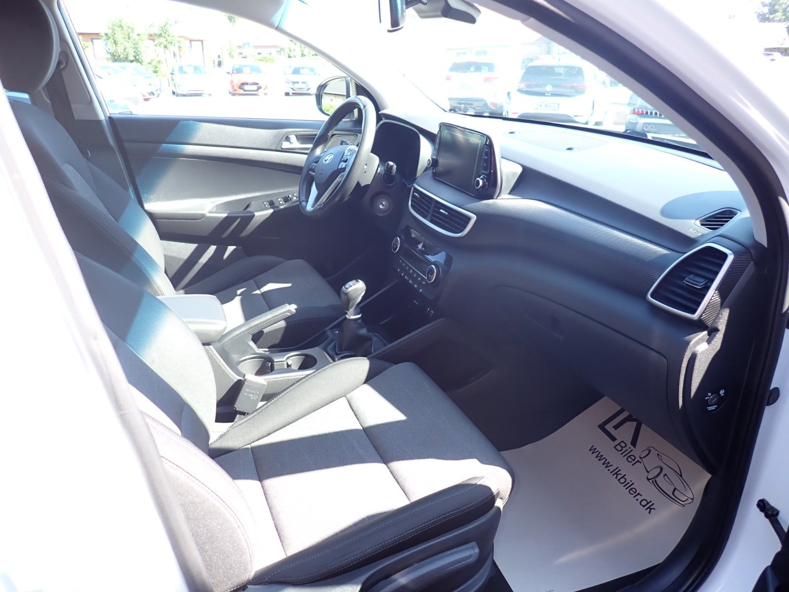 Hvid Hyundai Tucson fra 2019