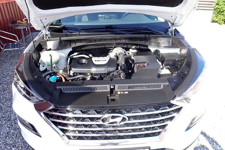Hvid Hyundai Tucson fra 2019