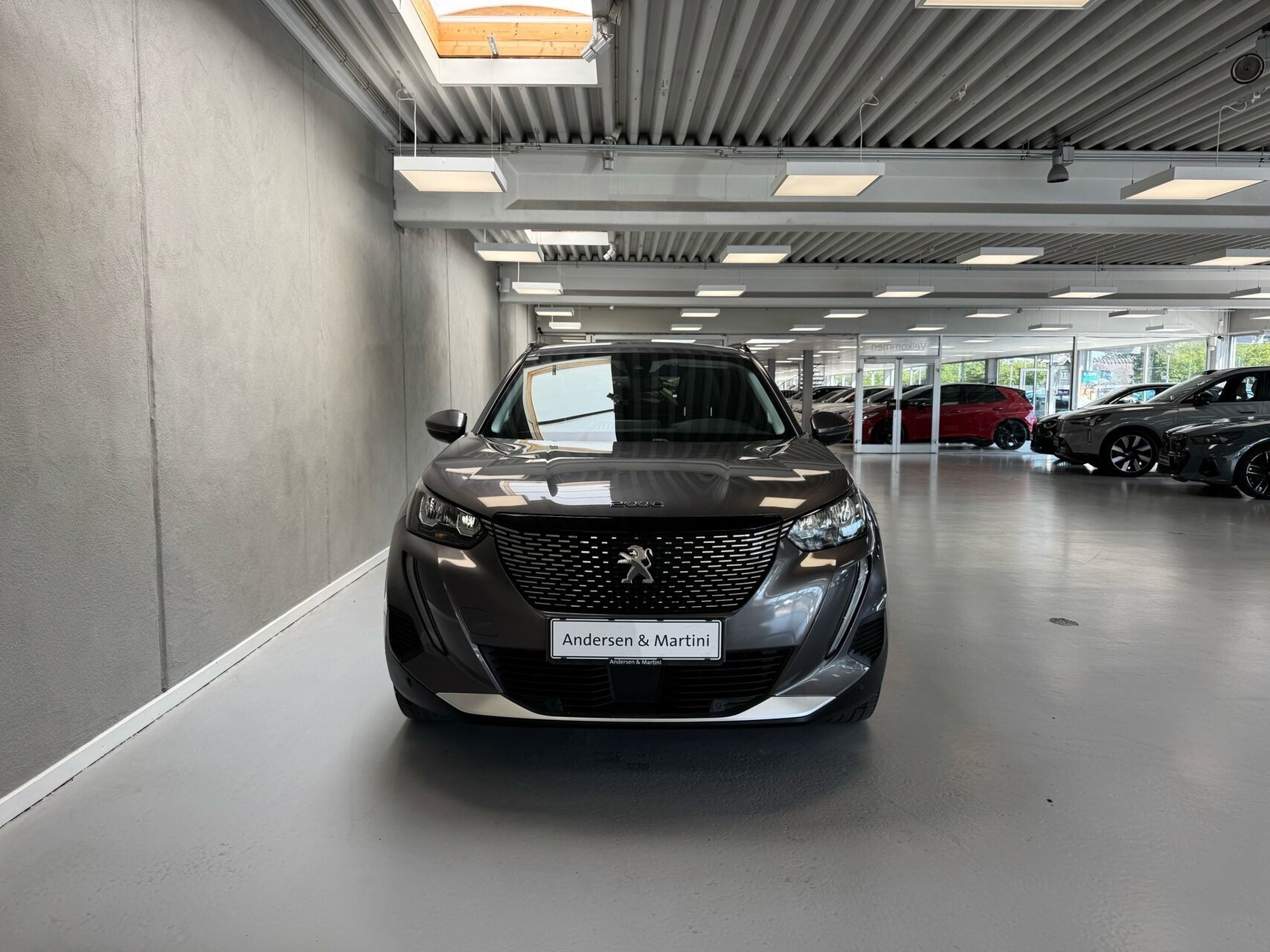 Grå Peugeot 2008 fra 2020