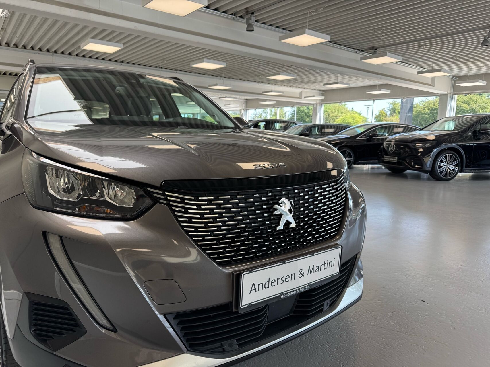 Grå Peugeot 2008 fra 2020