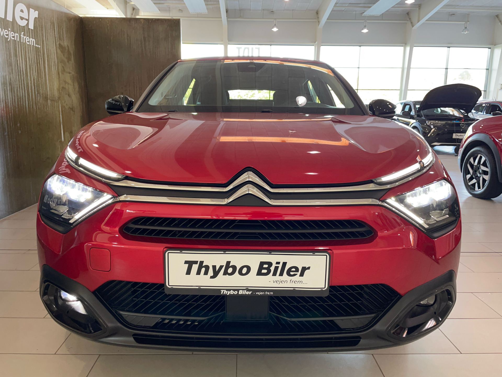 Rød Citroën ë-C4 fra 2023