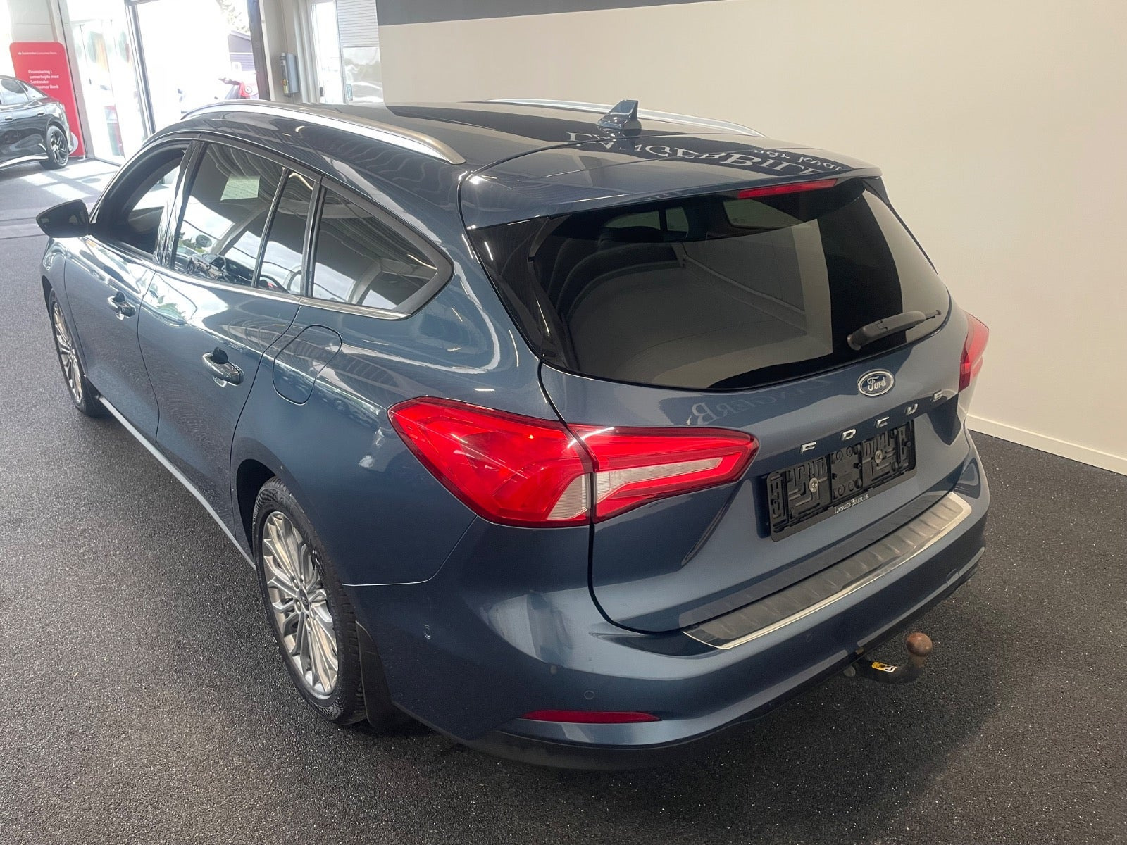 Blå Ford Focus fra 2020
