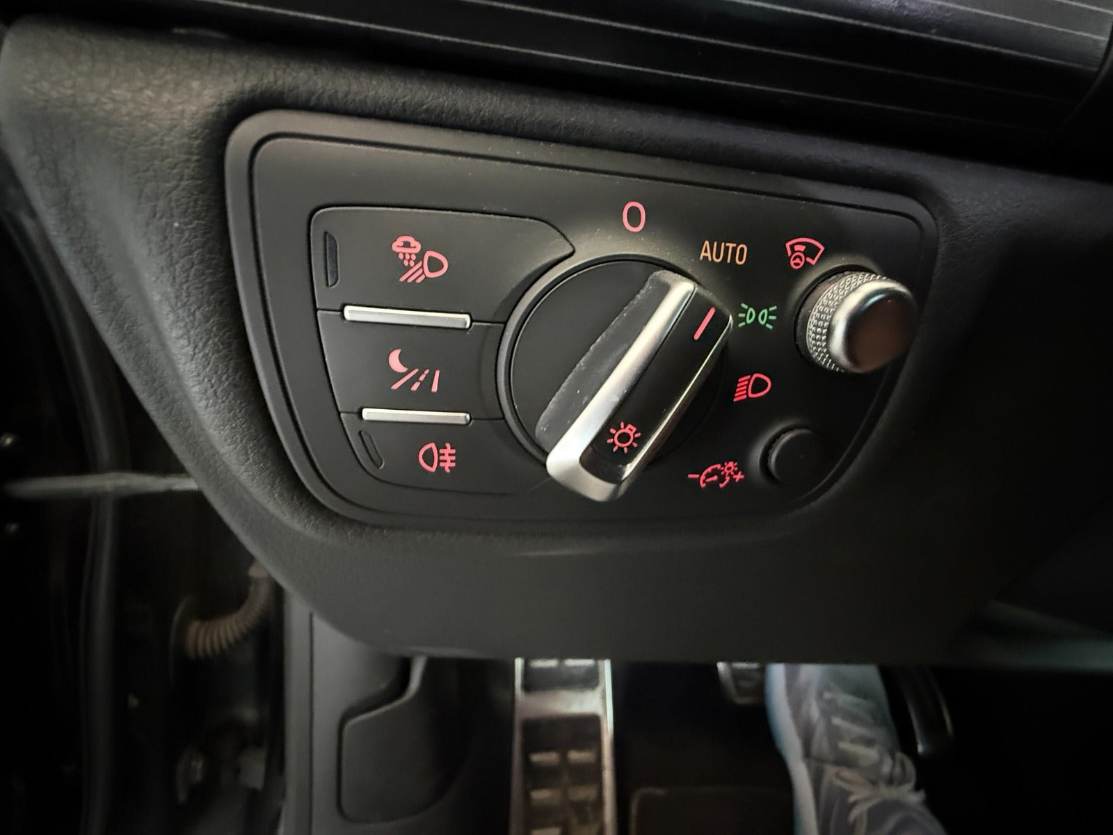 Sort Audi S7 fra 2013 set indefra