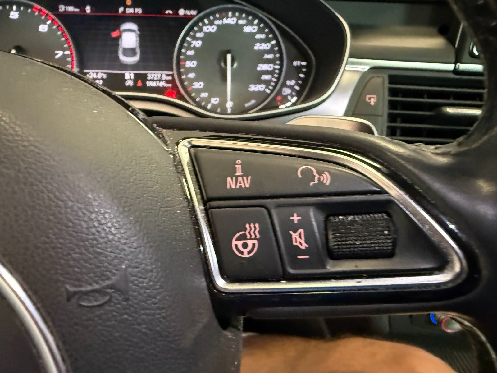 Sort Audi S7 fra 2013