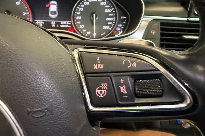 Sort Audi S7 fra 2013