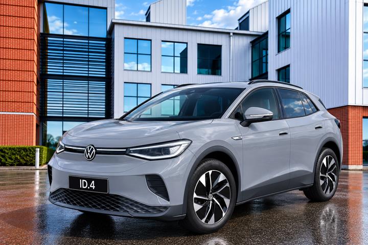 Grå VW ID.4 fra 2021