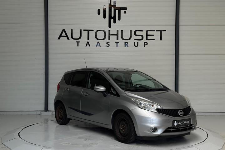 Sølv Nissan Note fra 2015