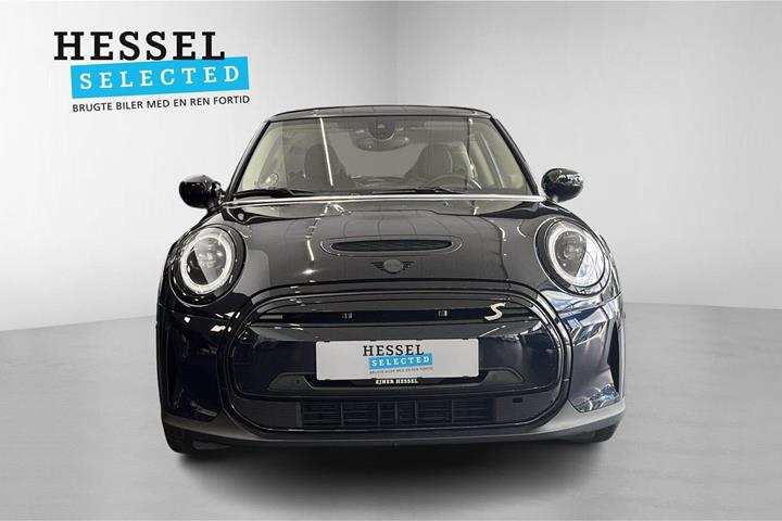 Blå Mini Cooper SE fra 2023