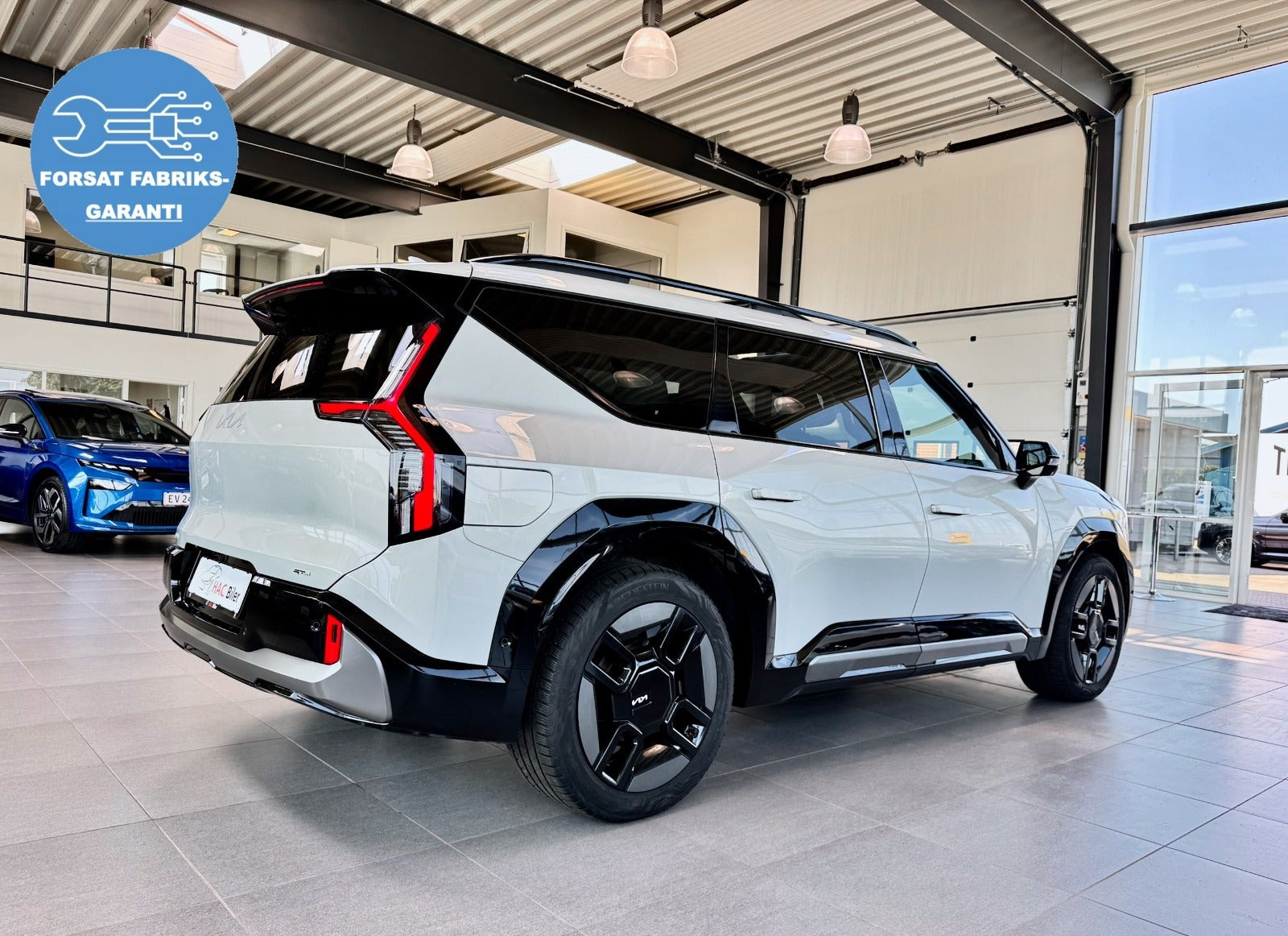 Grå Kia EV9 fra 2025