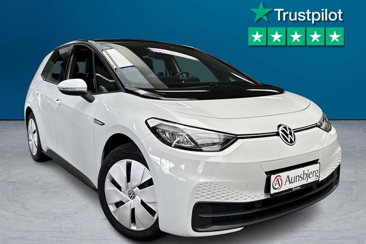 Hvid VW ID.3 fra 2021