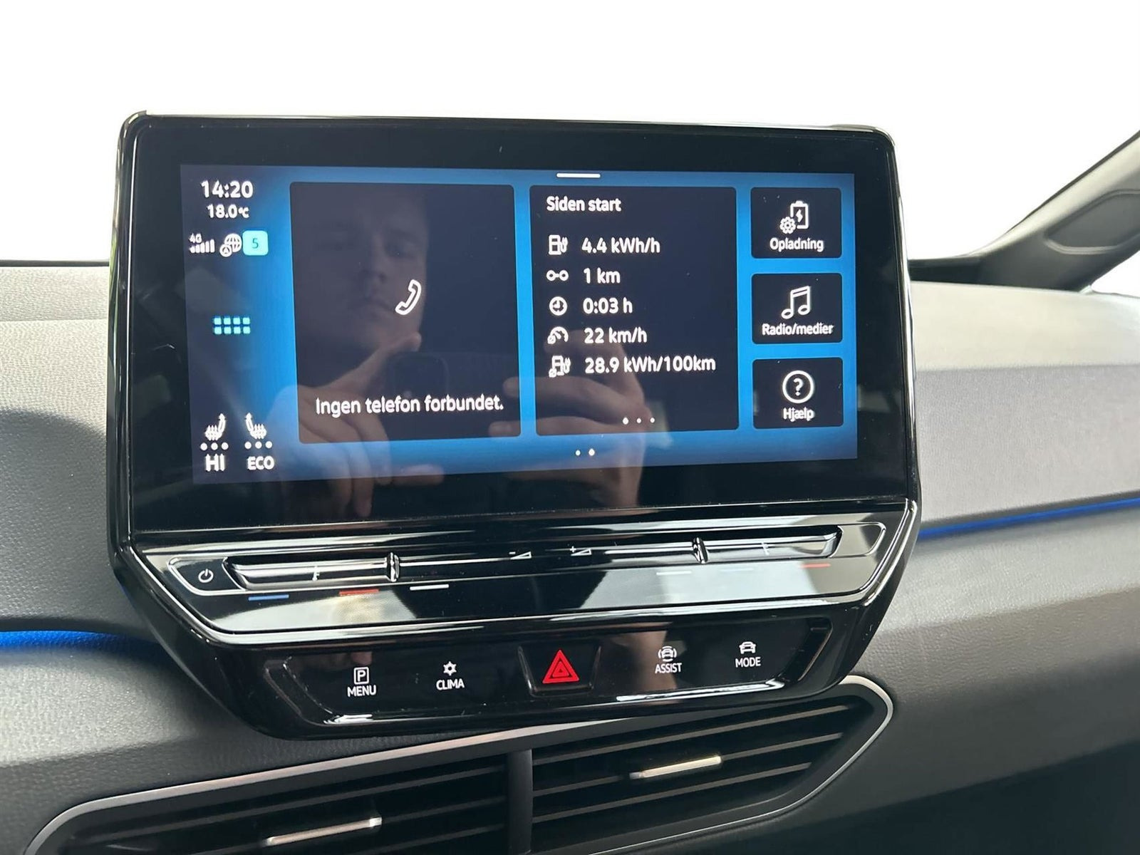 Hvid VW ID.3 fra 2021