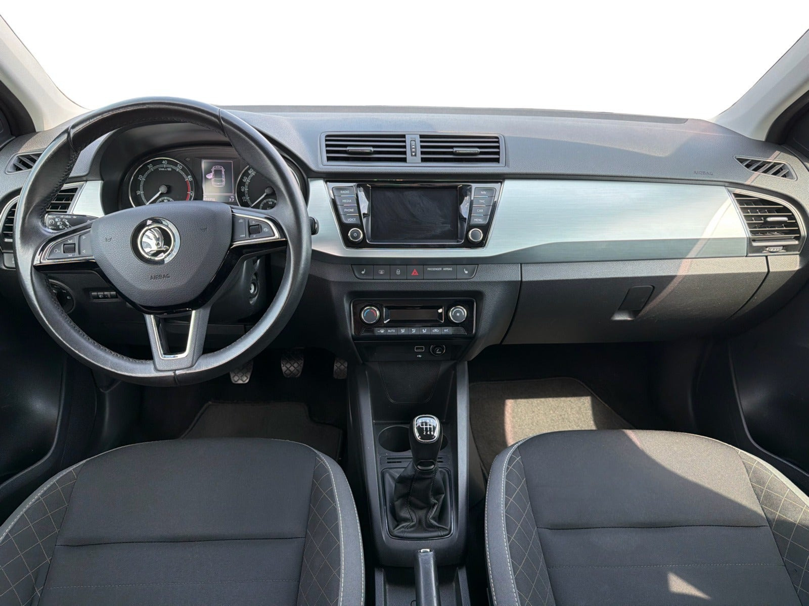 Sølv Skoda Fabia fra 2019