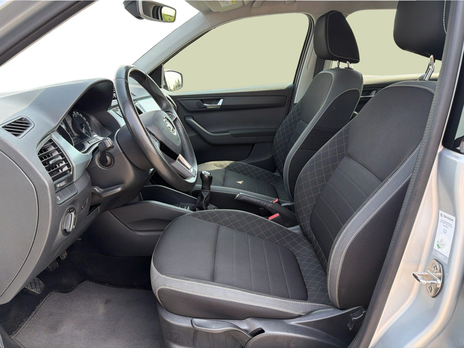 Sølv Skoda Fabia fra 2019