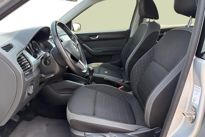 Sølv Skoda Fabia fra 2019