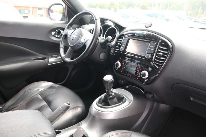 Sort Nissan Juke fra 2011