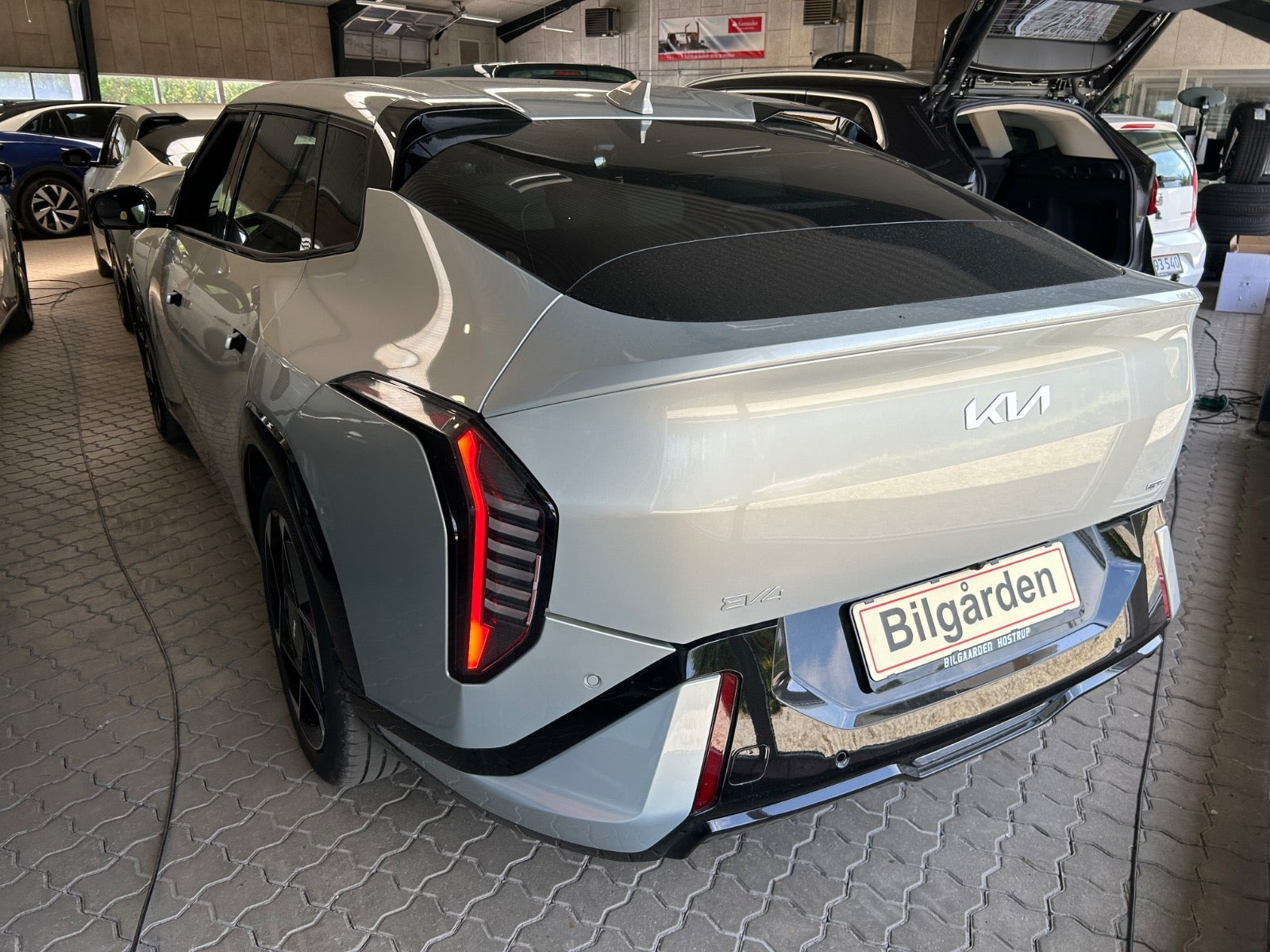 Sølv Kia EV4 fra 2026