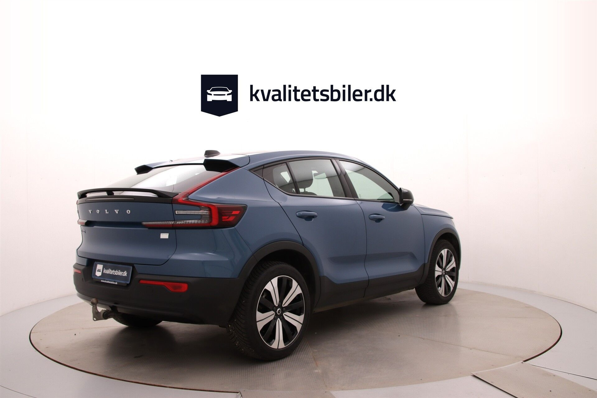 Blå Volvo C40 fra 2023