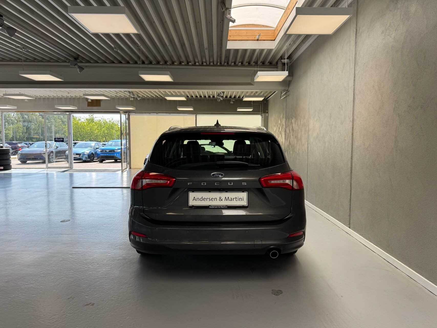 Grå Ford Focus fra 2019