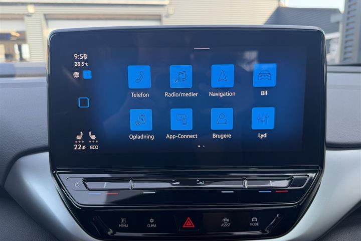 Blå VW ID.4 fra 2023