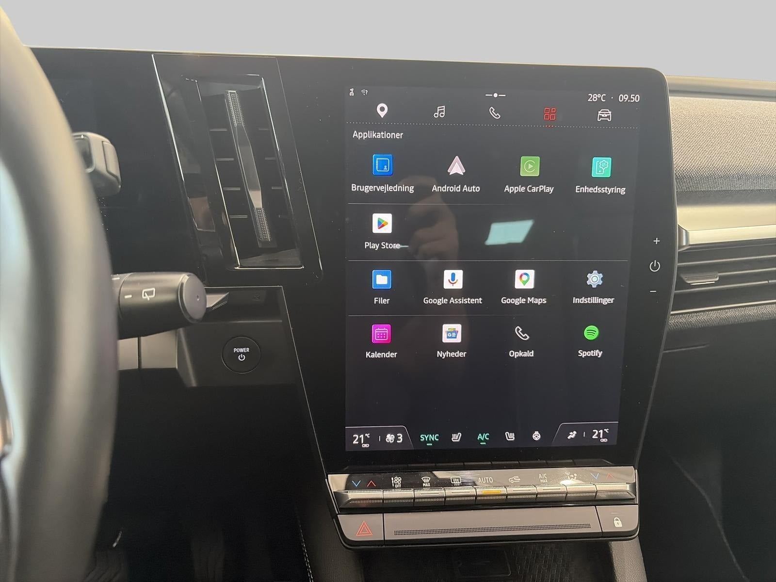 Blå Renault Megane E-Tech fra 2023