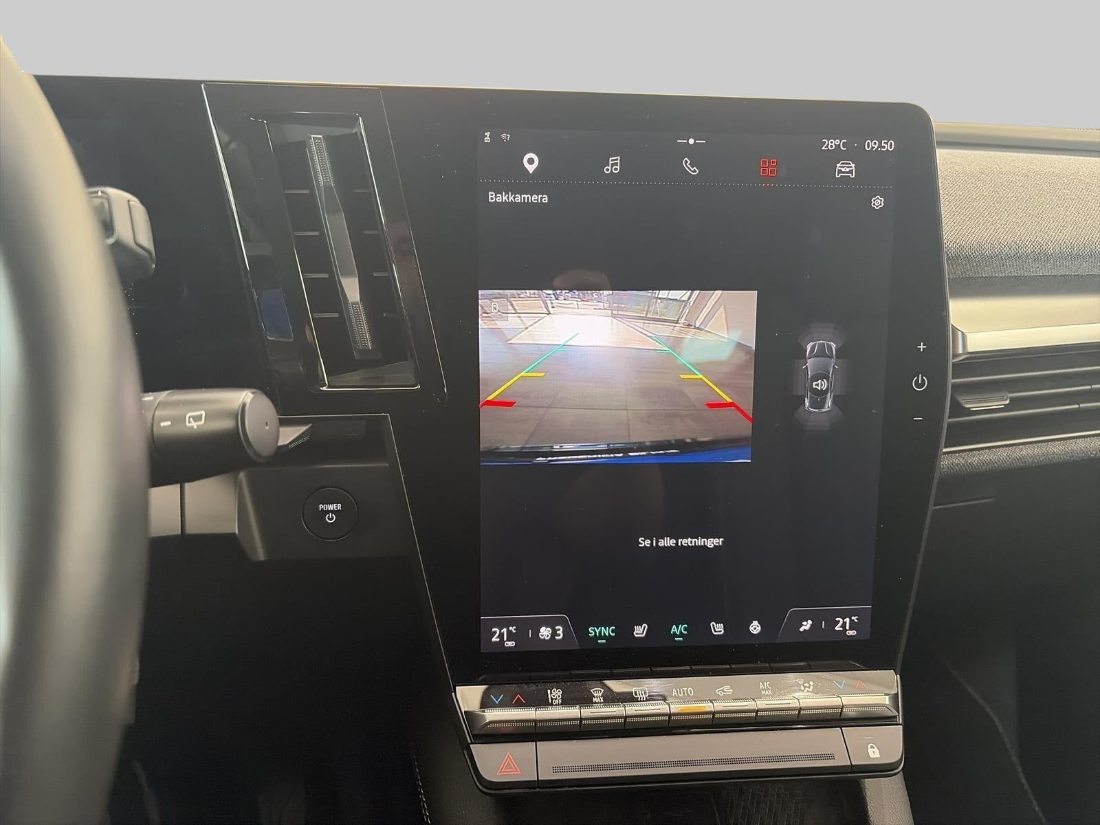Blå Renault Megane E-Tech fra 2023