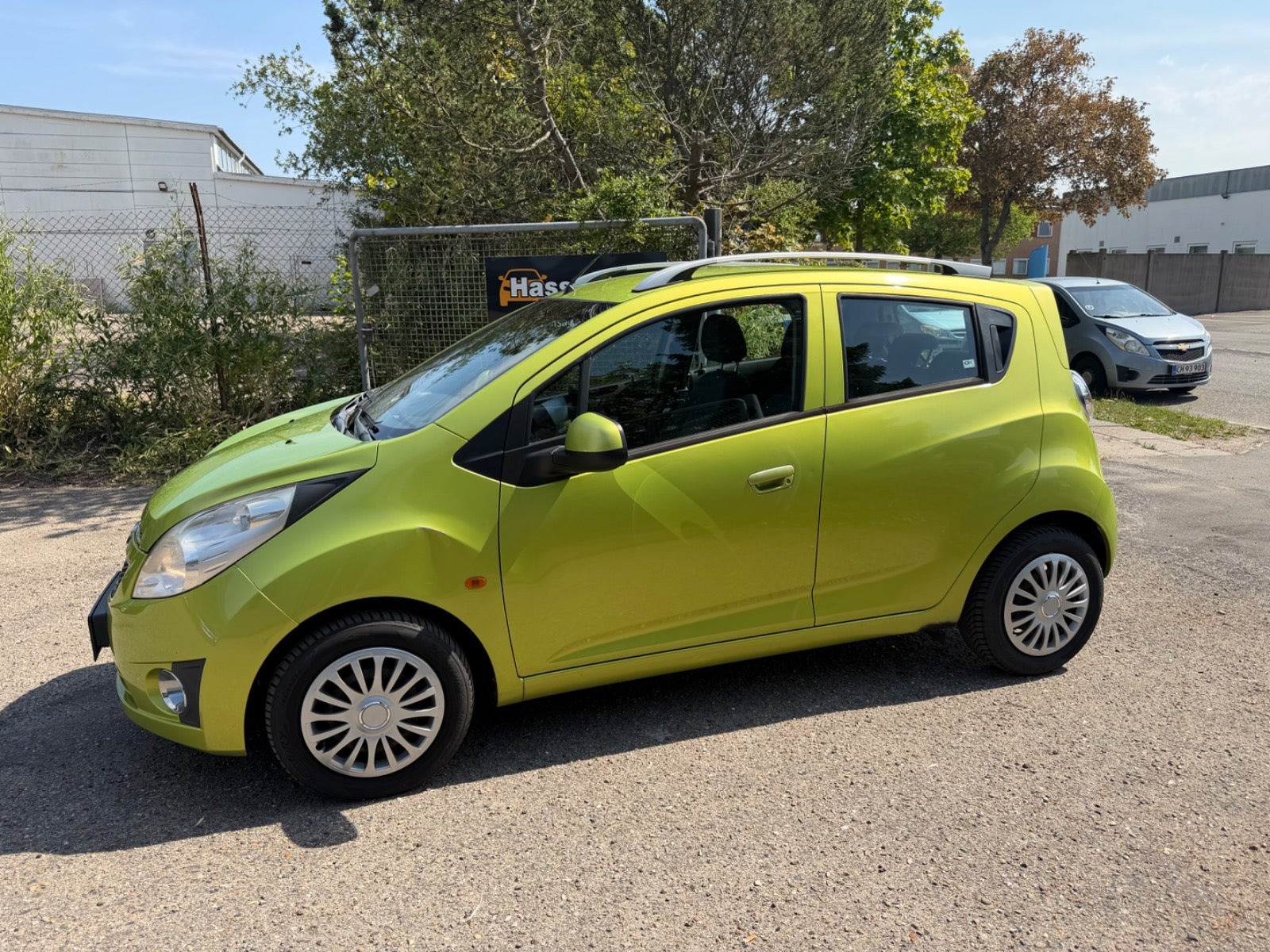 Grøn Chevrolet Spark fra 2011