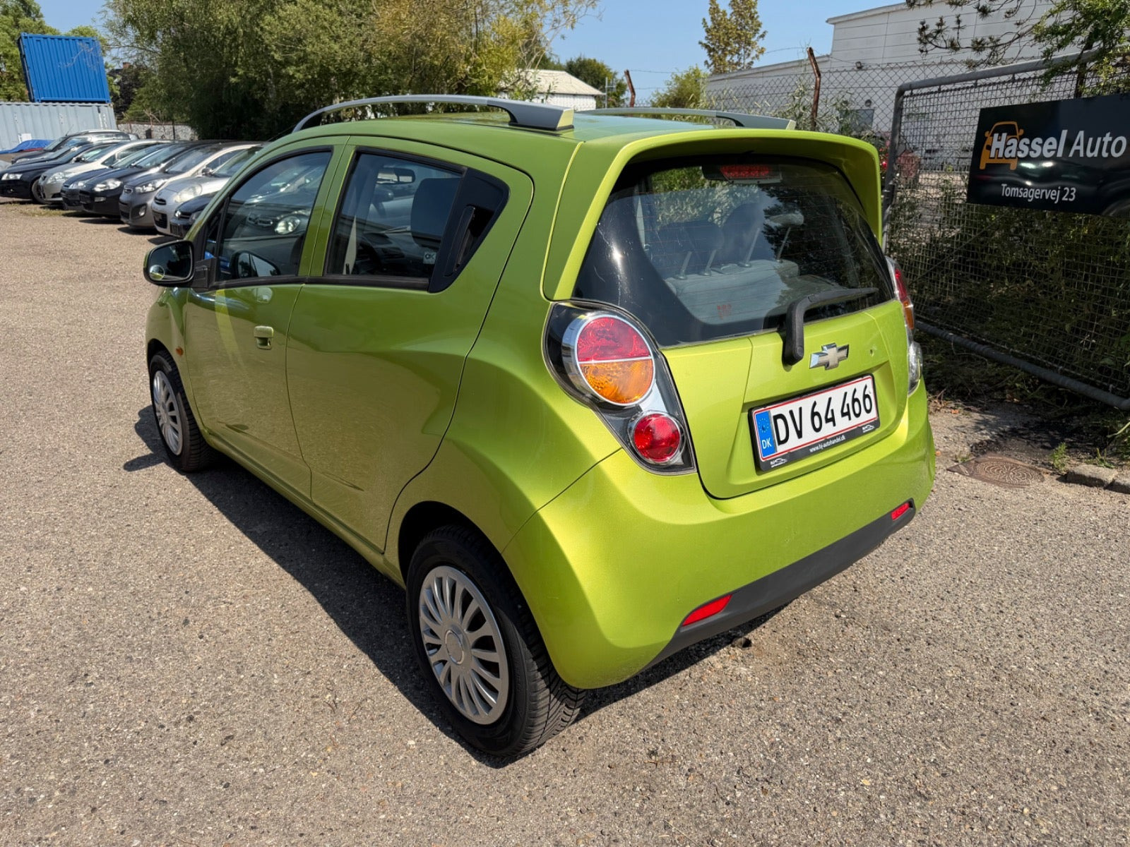 Grøn Chevrolet Spark fra 2011
