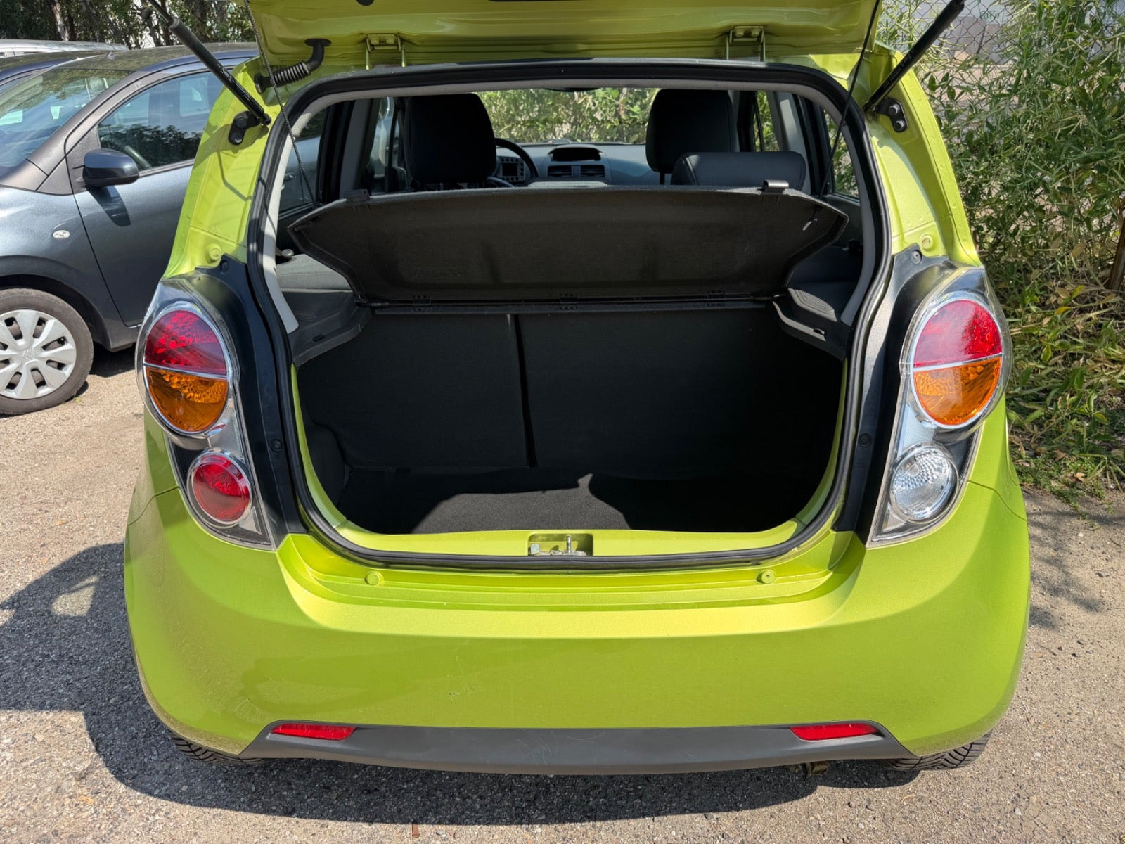 Grøn Chevrolet Spark fra 2011