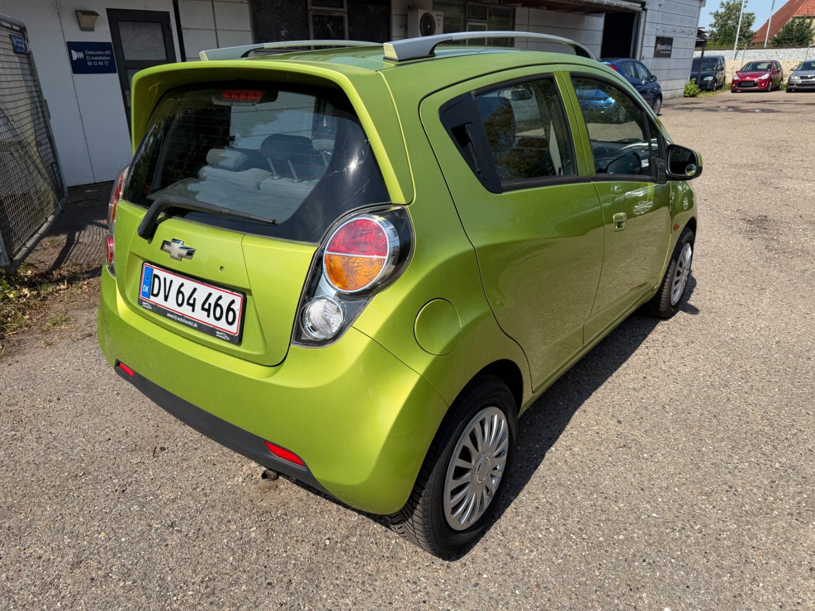Grøn Chevrolet Spark fra 2011