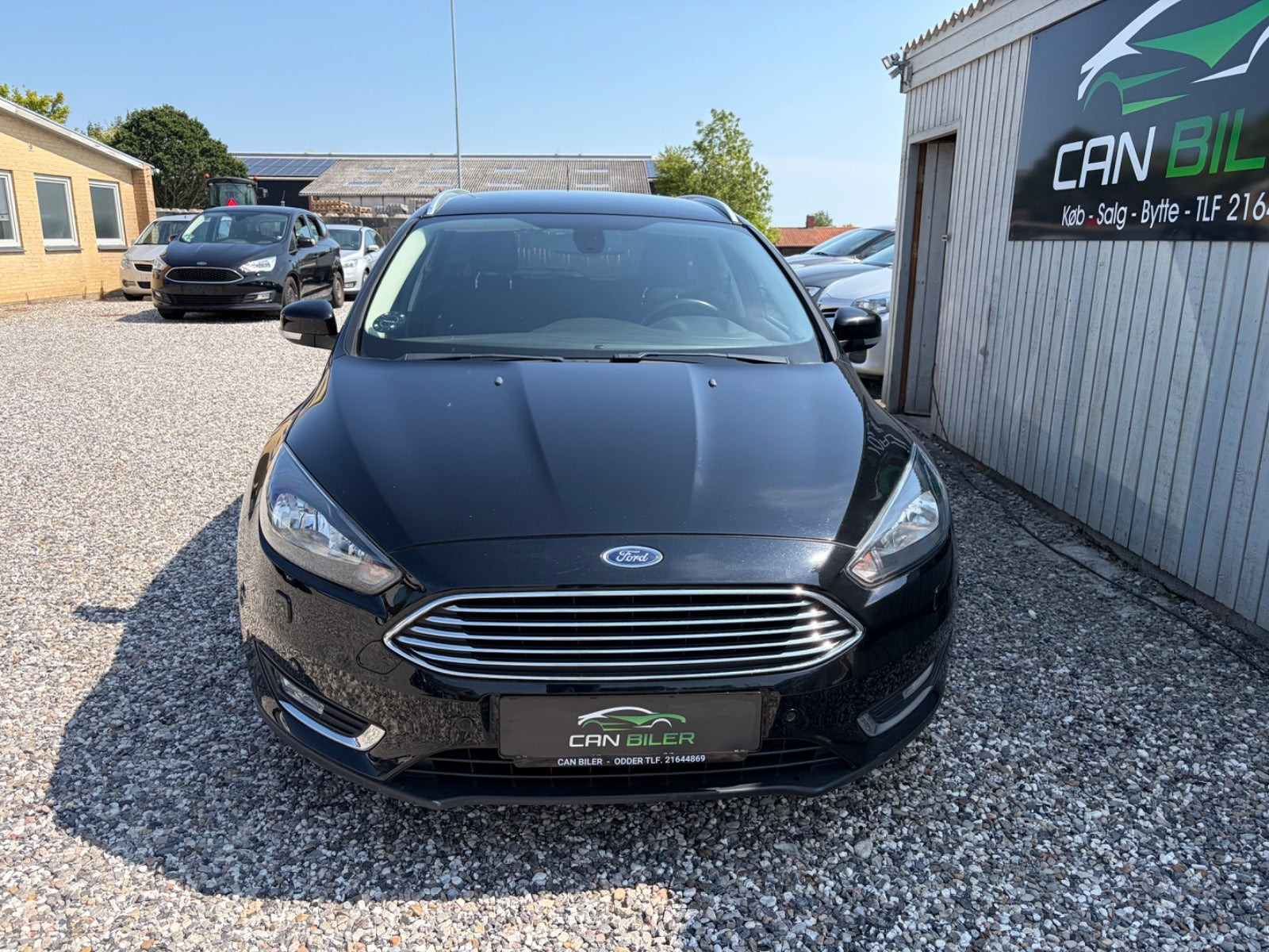 Sort Ford Focus fra 2018