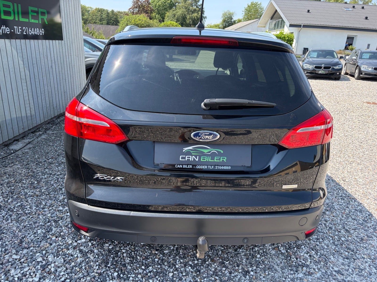 Sort Ford Focus fra 2018